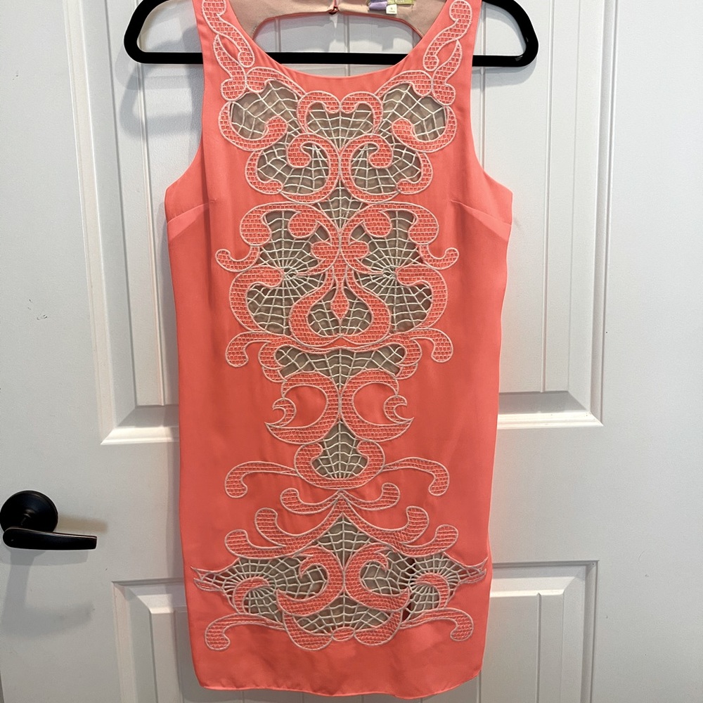 Gianni Bini coral dress  Used: LIKE new